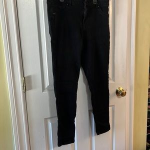 Stretchy black jeans